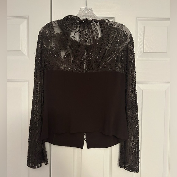 Lafayette 148 Blouse with Sequins - Picture 2 of 3